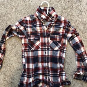 button up plaid long sleeve